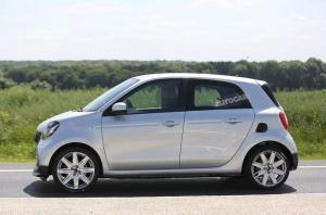 Шпионские снимки Smart ForFour by Brabus 2016 года 