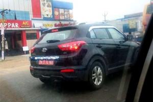 Шпионские снимки Hyundai Creta 2016 года 