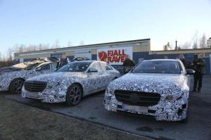 Шпионские снимки Mercedes-Benz E-Class 2016 года 