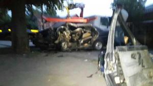 ДТП в Алматы: водитель погиб автомобиль превратился в груду металла 
