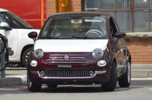 Шпионские снимки Fiat 500 2016 года 