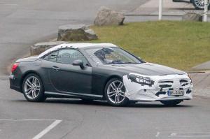 Шпионские снимки Mercedes-Benz SL-Class 2016 года 