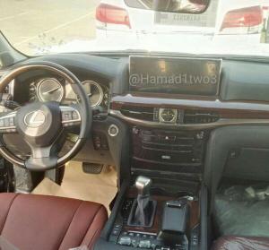 Шпионские снимки Lexus LX570 2016 года 