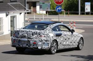 Шпионские снимки Mercedes-Benz C-Class Coupe 2016 года 