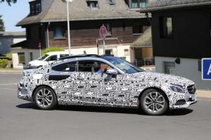 Шпионские снимки Mercedes-Benz C-Class Coupe 2016 года 