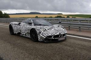 Шпионские снимки спецверсии Pagani Huayra 2016 года 