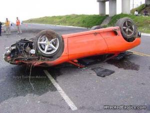 В Мексике разбили редкий Ferrari 360 Modena 