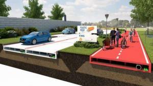 Немцы предлагают строить автомобильные дороги из пластика