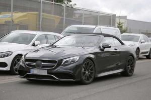 Кабриолет Mercedes S63 AMG замечен без камуфляжа