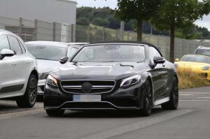 Шпионские снимки Mercedes-Benz S63 AMG Cabrio 2016 года 