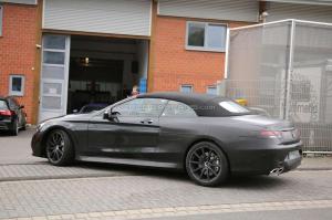 Шпионские снимки Mercedes-Benz S63 AMG Cabrio 2016 года 