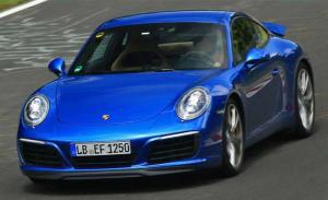 Шпионские снимки Porsche 911 2016 года 