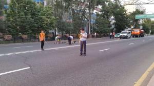 Водитель насмерть сбил пешехода в Алматы 