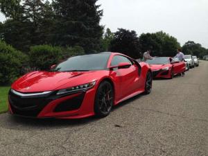 Первые снимки Acura NSX 2016 года 