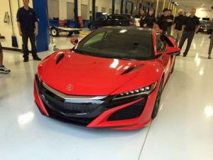 Первые снимки Acura NSX 2016 года 