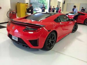 Первые снимки Acura NSX 2016 года 