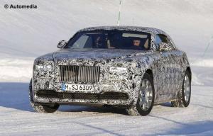 Шпионские снимки Rolls-Royce Wraith Drophead Coupe 2016 года 