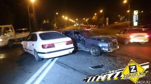 В Алматы произошло массовое ДТП 