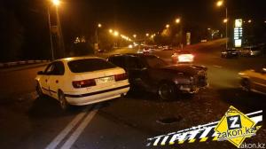 В Алматы произошло массовое ДТП 