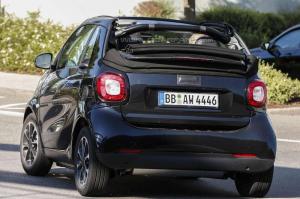 Шпионские снимки Smart ForTwo Cabrio 2016 года 