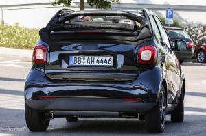 Шпионские снимки Smart ForTwo Cabrio 2016 года 