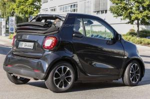 Шпионские снимки Smart ForTwo Cabrio 2016 года 