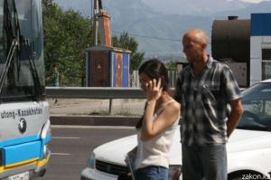 В Алматы произошло очередное ДТП с маршрутным автобусом 