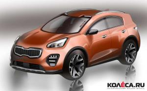 Кроссовер Kia Sportage нового поколения «засветился» на рендерах