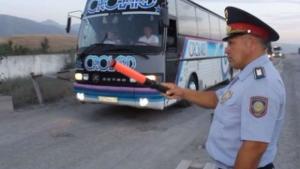 За одни сутки 200 водителей автобусов нарушили правила в ЮКО