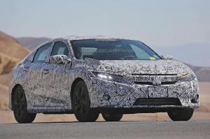 Honda Civic нового поколения впервые сфотографировали во время испытаний