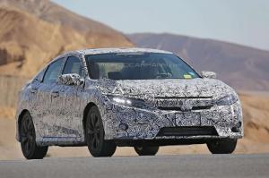 Шпионские снимки Honda Civic Sedan 2017 года 