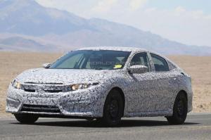 Шпионские снимки Honda Civic Sedan 2017 года 