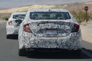 Шпионские снимки Honda Civic Sedan 2017 года 