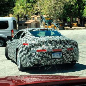 Шпионские снимки Lexus LF-LC 2016 года 
