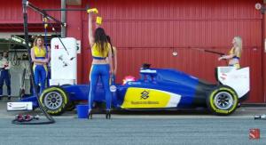 Как в Sauber моют машины
