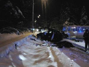 ДТП в Киеве: на Братиславской женщина на Daewoo Lanos сбила женщину-камикадзе