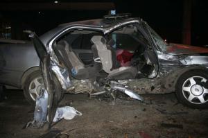 В Киеве седан Toyota Camry спровоцировал ДТП с участием пяти автомобилей