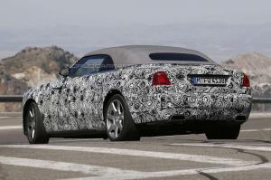 Шпионские снимки Rolls-Royce Dawn 2016 года 