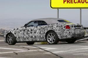 Шпионские снимки Rolls-Royce Dawn 2016 года 