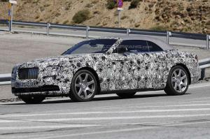 Шпионские снимки Rolls-Royce Dawn 2016 года 