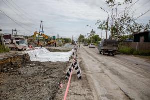 В Южно-Сахалинске после непогоды возобновили текущий и капитальный ремонт дорог 