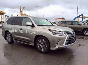 Раскрыта внешность обновлённого Lexus LX570