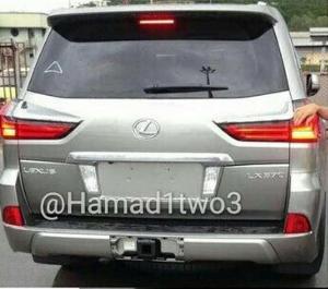 Шпионские снимки Lexus LX570 2016 года 