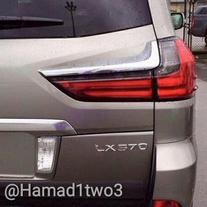 Шпионские снимки Lexus LX570 2016 года 