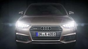 Компания Audi поделилась информацией о матричных LED-фарах модели A4 нового поколения