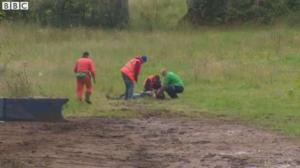 Гай Мартин улетел в хайсайд в гонке Dundrod 150 