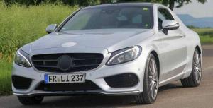 Шпионские снимки Mercedes-Benz C-Class Coupe 2016 года 