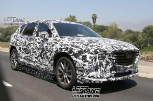 Прототип Mazda CX-9 сфотографировали во время тестов