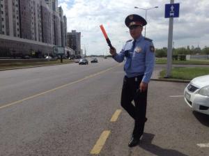 В Астане начали штрафовать за выезд на полосу для автобусов