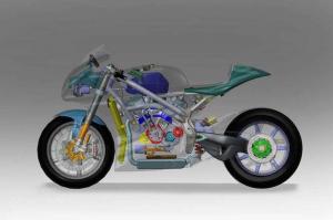 Скэтчи супербайка Norton V4